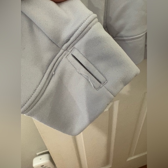 Under Armour tech terry hoodie light grey size XL women’s - Picture 4 of 12